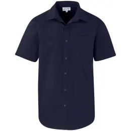 Mens Short Sleeve Empire Shirt Navy Front
